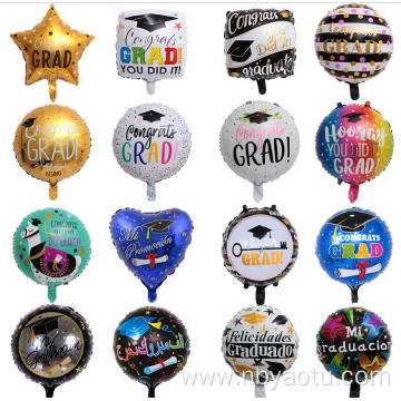 18inch graduation balloon foil